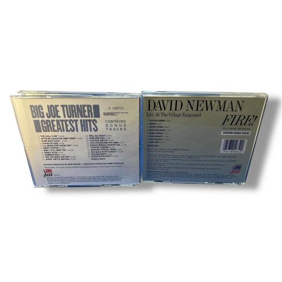 Lot of 2 CDs: Big Joe Turner's Greatest Hits & David Newman - Fire! Live - Picture 5 of 9